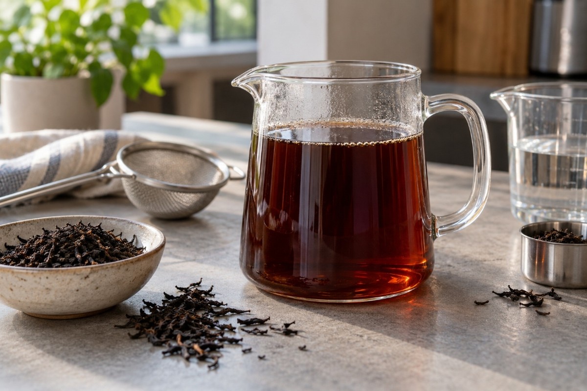 Strong Assam black tea concentrate for cookies and cream milk tea
