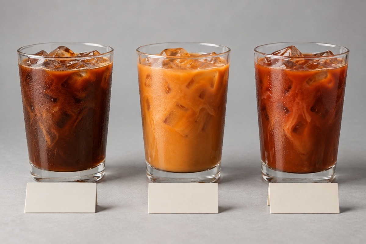 Black tea sensory radar comparison chart