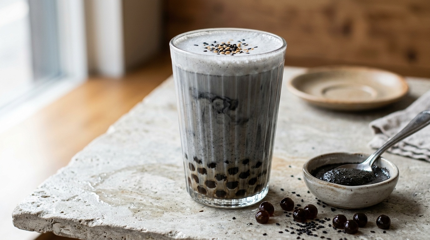 Black Sesame Boba: Nutty Milk Tea Recipe and Taste Guide