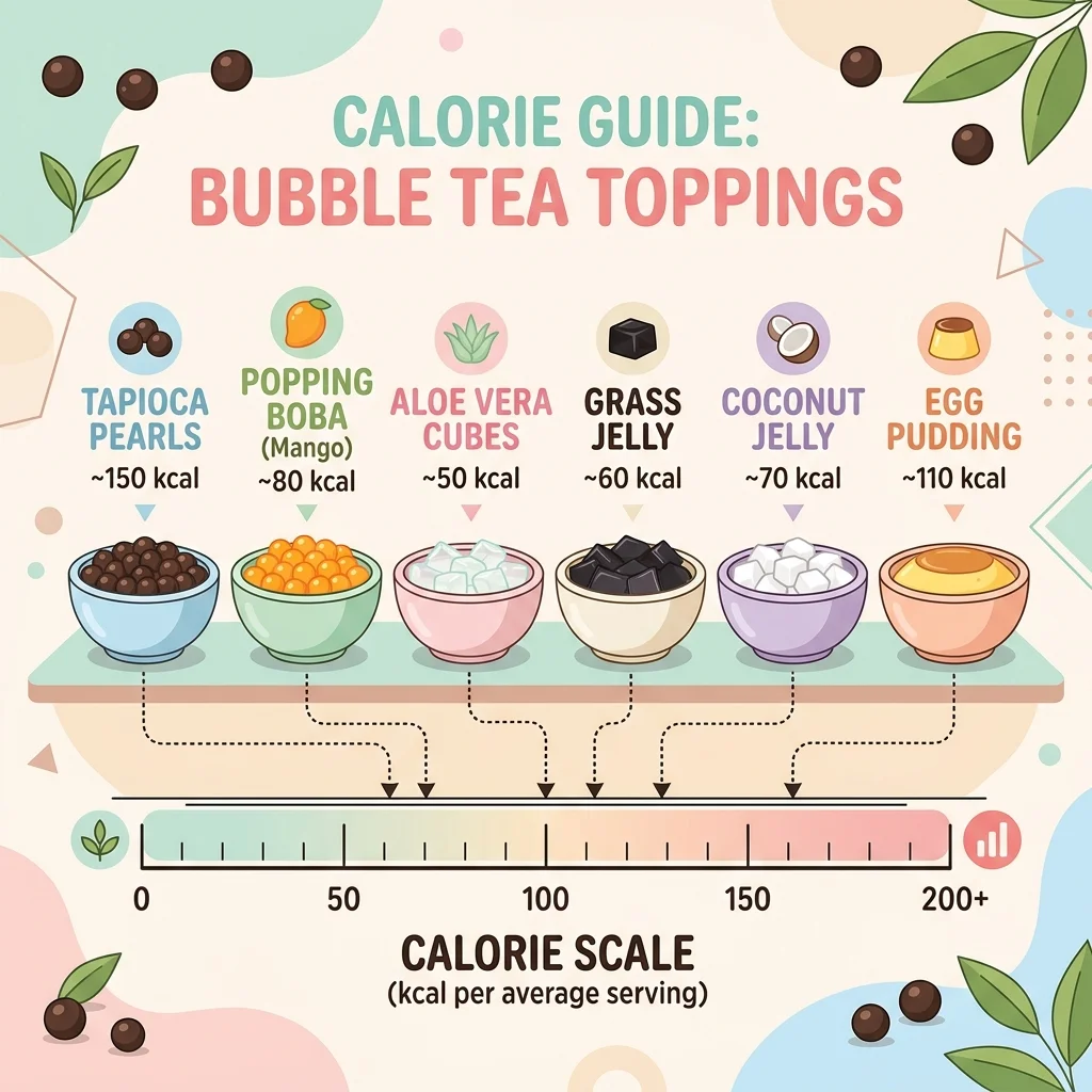 Fruity popping boba and chewy tapioca pearls compared side by side on a kitchen scale