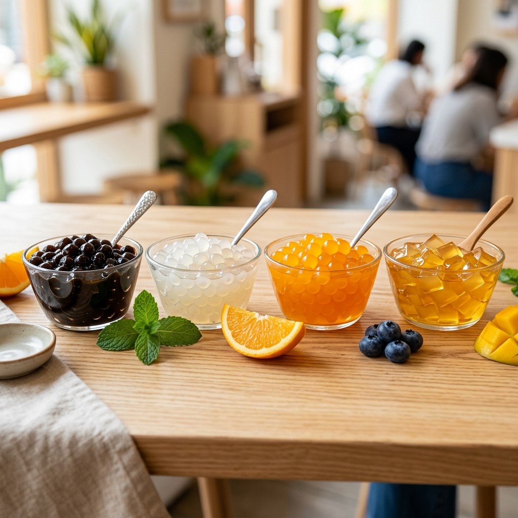 Bubble tea toppings guide featured image