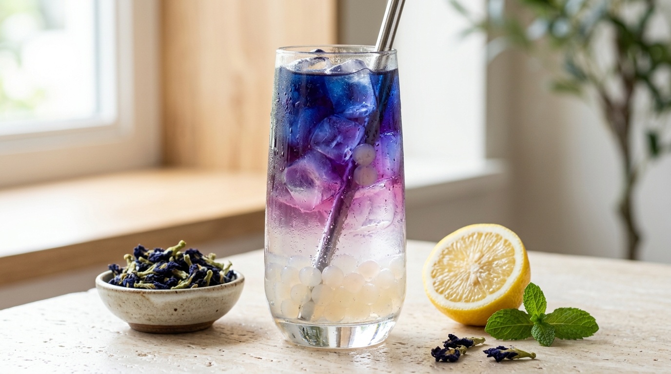 Butterfly Pea Bubble Tea: Color-Changing Recipe and Pairings