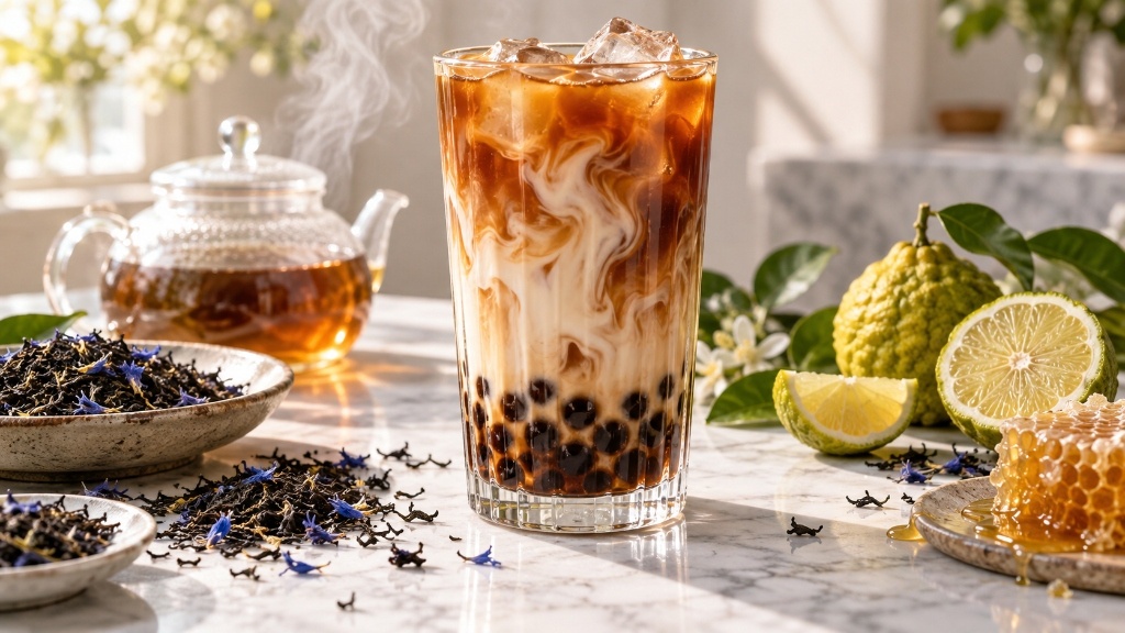 Earl Grey Milk Tea: Bergamot Boba Recipe and Toppings