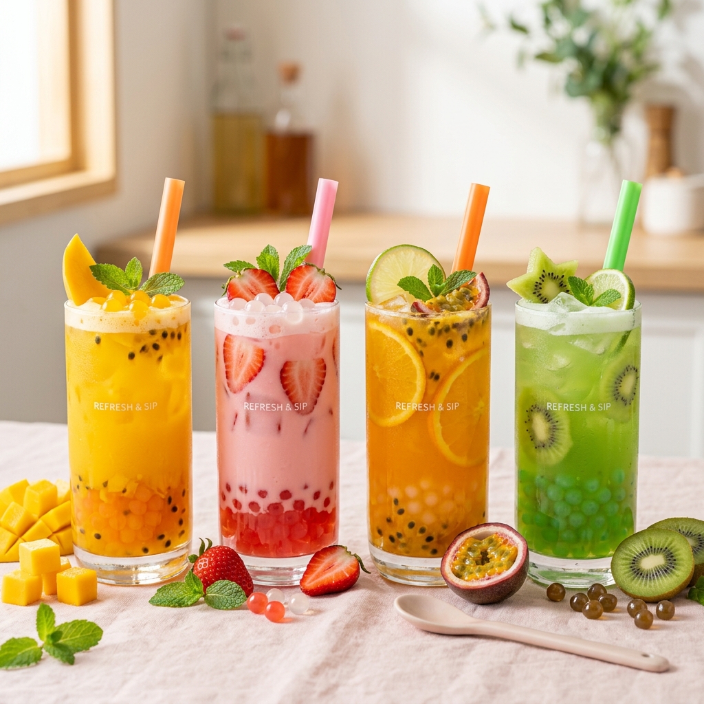 Fruit Bubble Tea Combinations: Flavours and Toppings