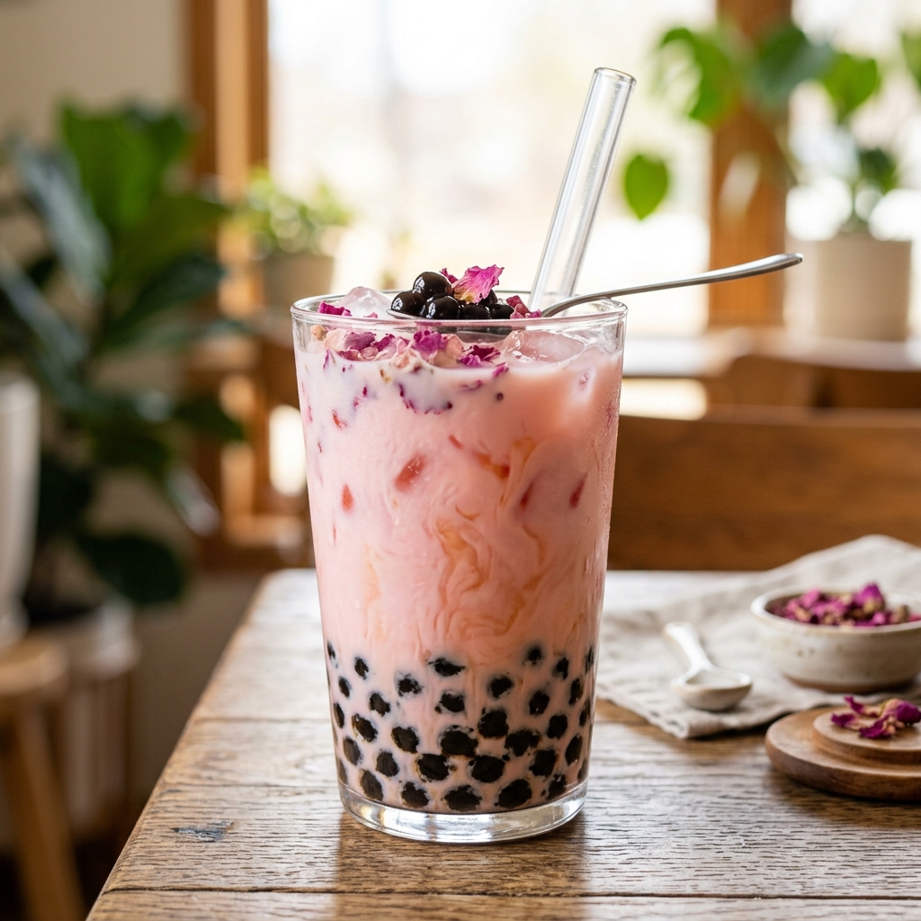 Rose Milk Tea: Floral Boba Recipe and Best Toppings