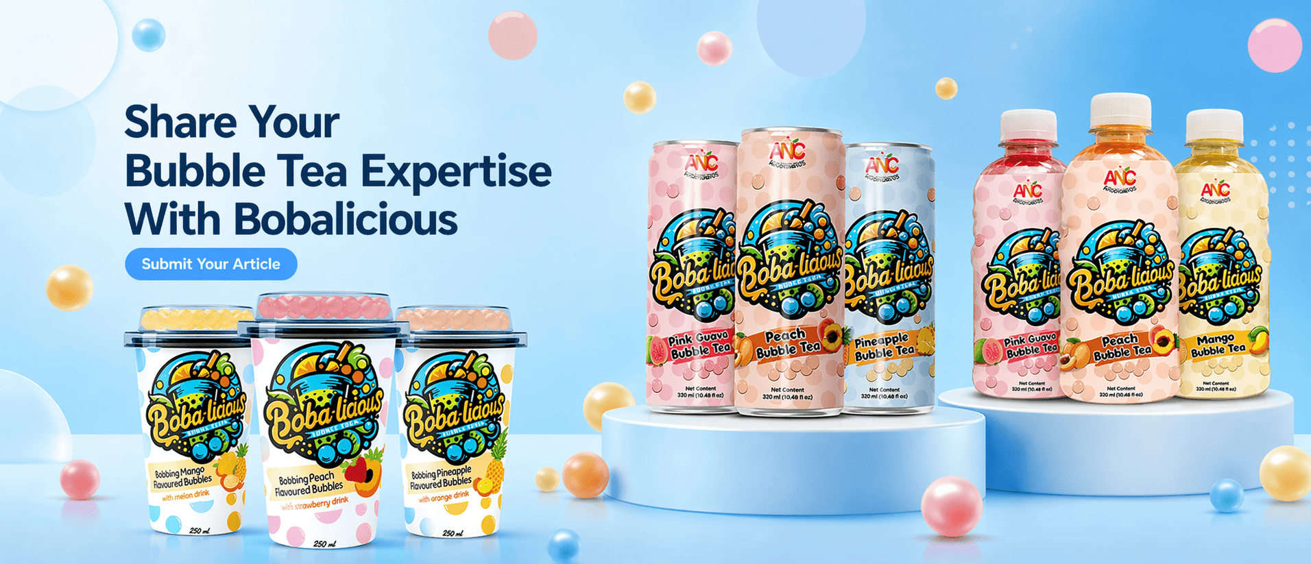 Guest post opportunities for writers, café owners, distributors, retailers, and bubble tea experts.